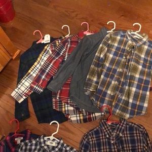 Bundle of 12 Boys l/s button up shirts